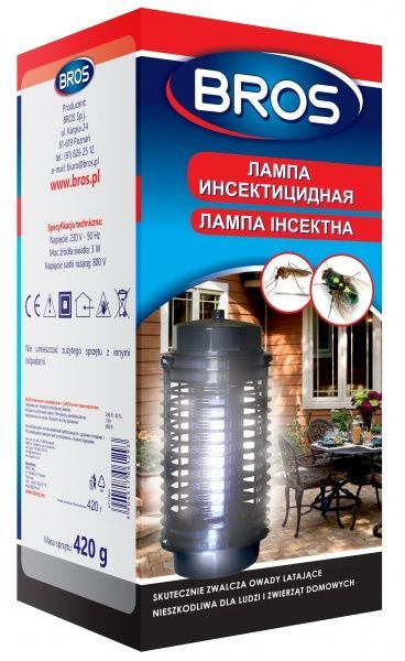 Лампа інсектицидна від комах, що літають Bros